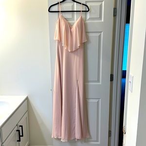 Kennedy Blue blush, floor length dress
